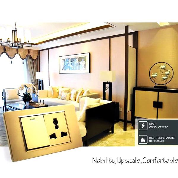 Facción multi que enciende el interruptor de pared eléctrico y el panel grand...